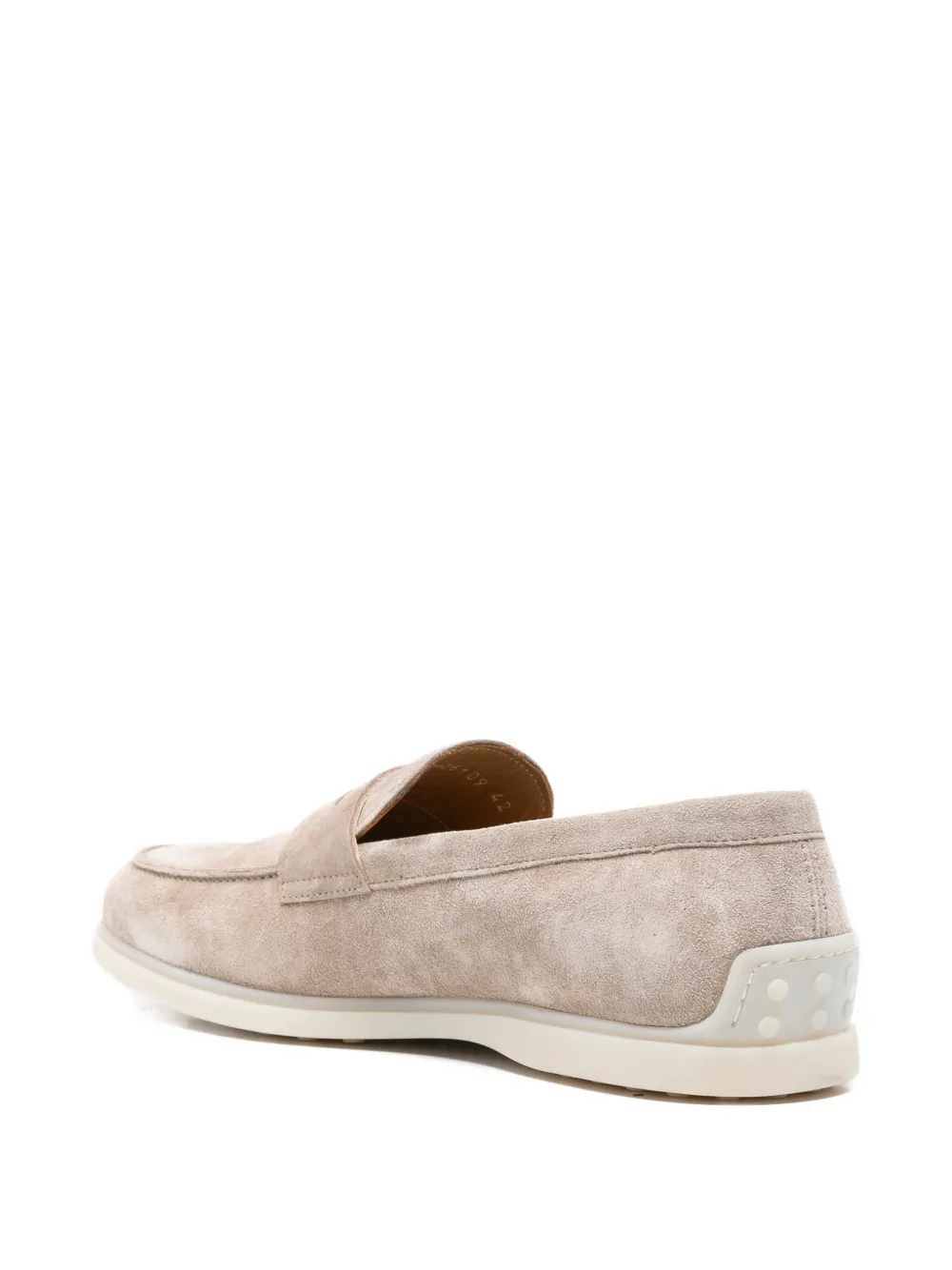 JOHN HARRISON suede loafers Beige