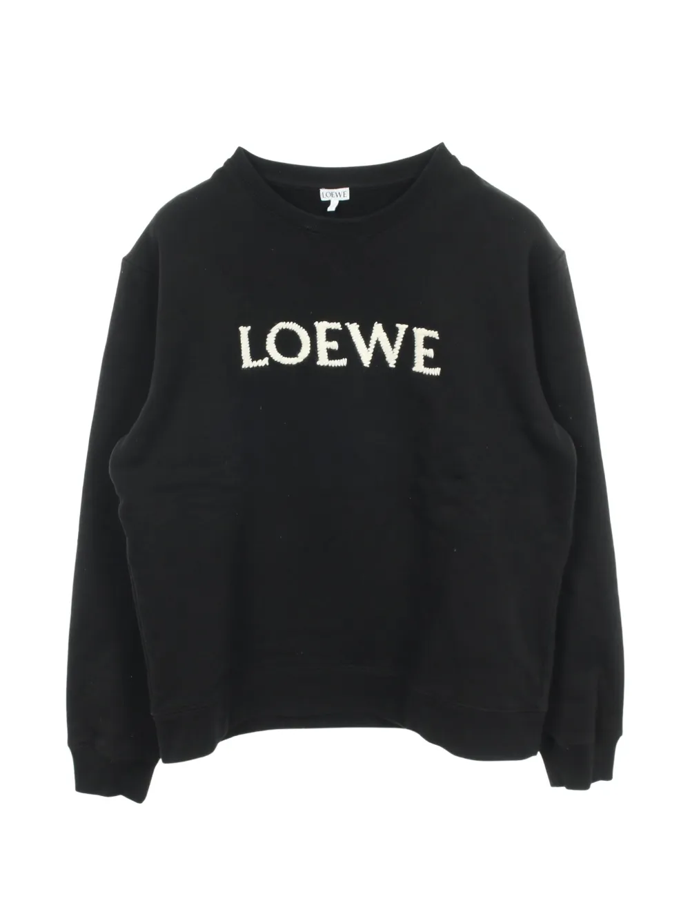 Loewe Pre-Owned 2010s logo-embroidered sweatshirt - Nero