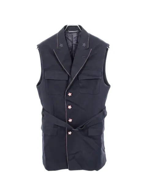 Christian Dior Pre-Owned x Peter Doig 2010s star-embroidered waistcoat