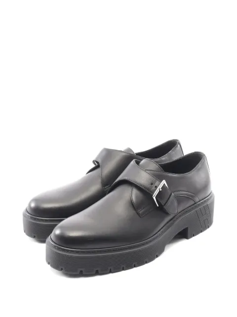 Hermès Pre-Owned Happen モンクストラップ ダービーシューズ
