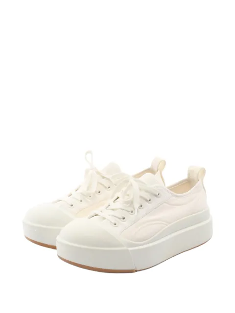 Bottega Veneta Pre-Owned 2010s Vulcan Plateau-Sneakers