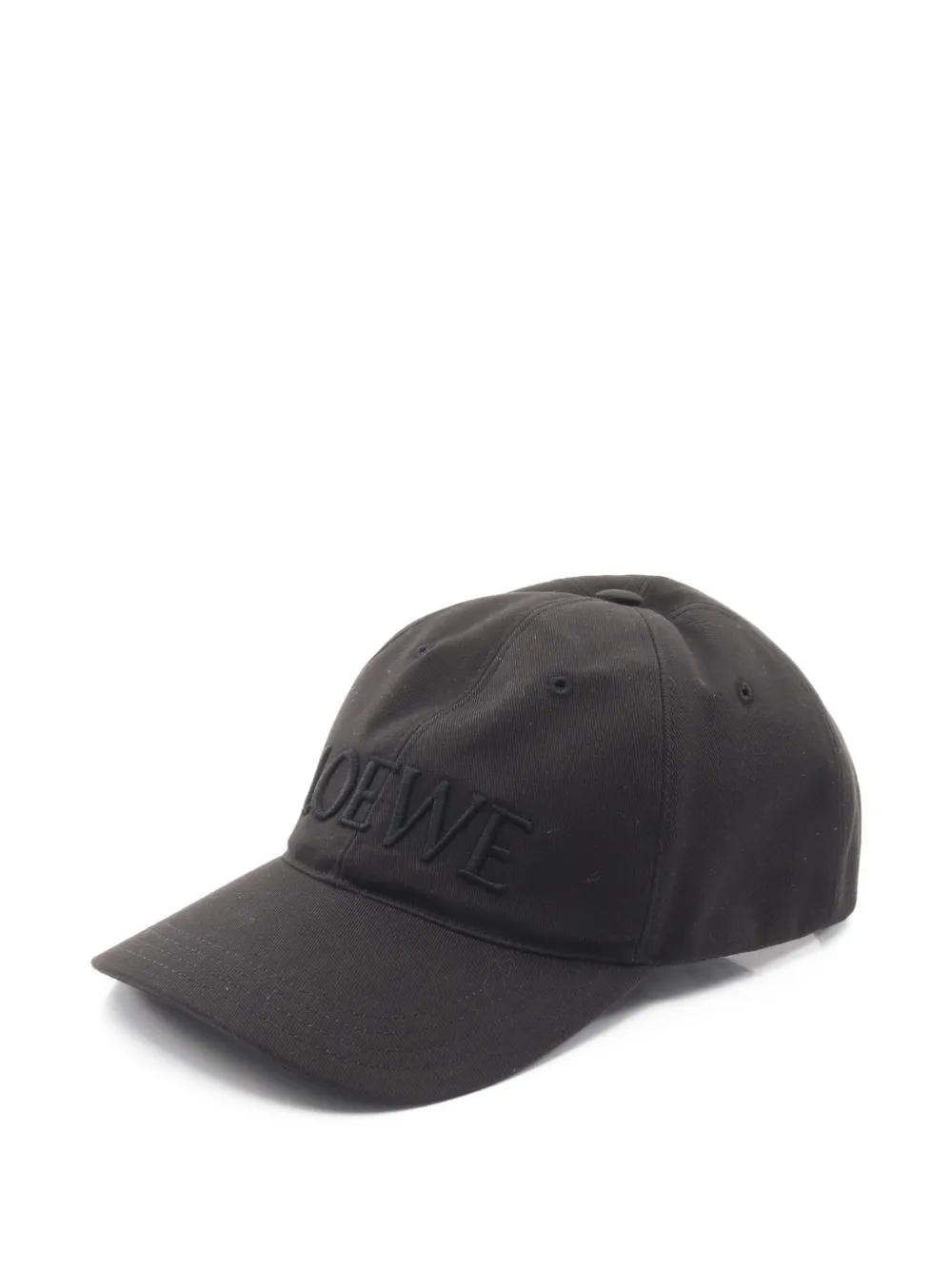 Loewe Pre-Owned 2000s logo-embroidered baseball cap - Nero