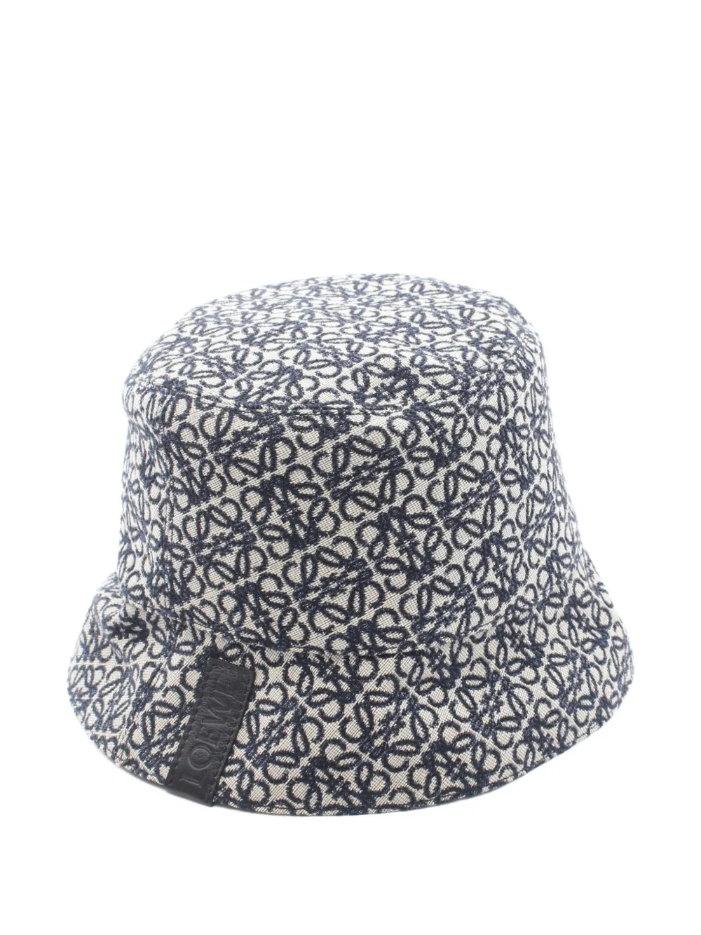 Loewe Pre-Owned 2010s Anagram-pattern jacquard bucket hat - Toni neutri