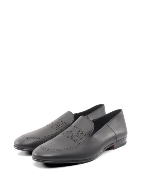 Hermès Pre-Owned 2010s Eclipse perforated loafers