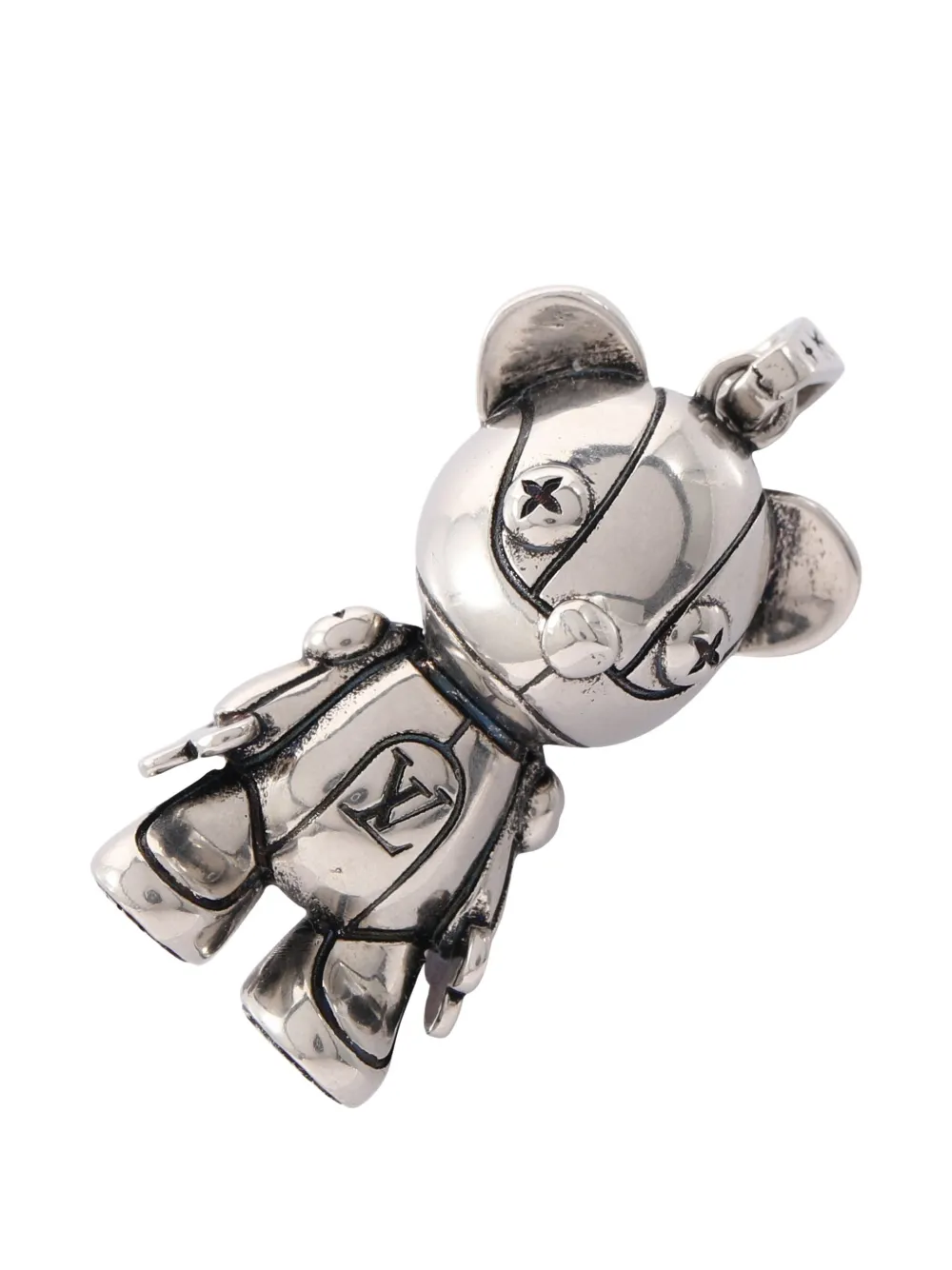 Louis Vuitton Pre-Owned LV teddy bear pendant - Silber