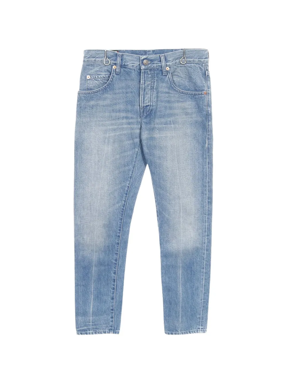 Gucci Pre-Owned 2010s strawberry-embroidered jeans - Blau