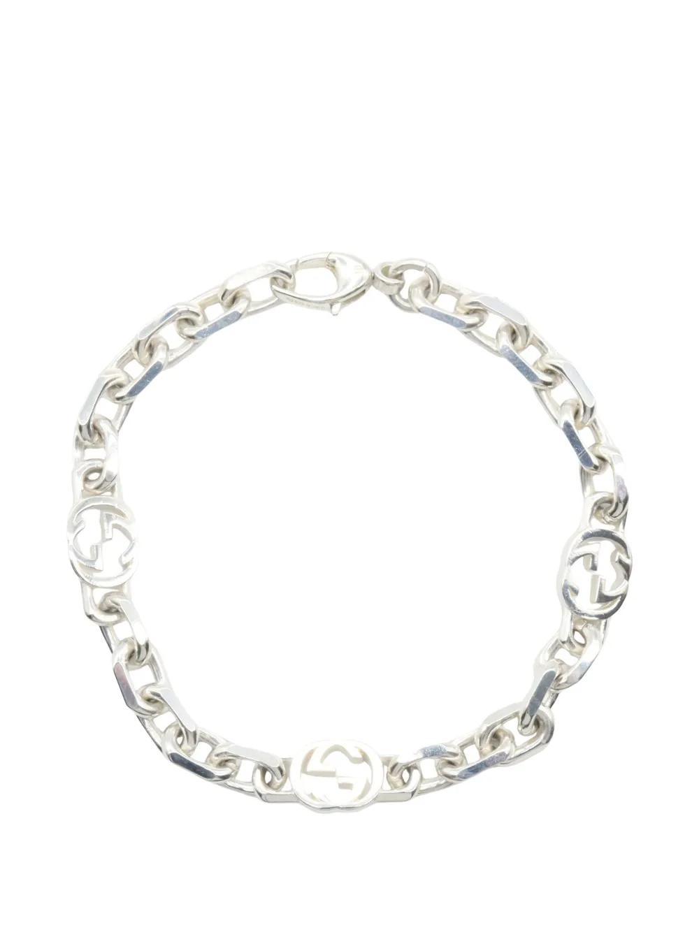 Gucci Pre-Owned 2010s chain bracelet - Silver