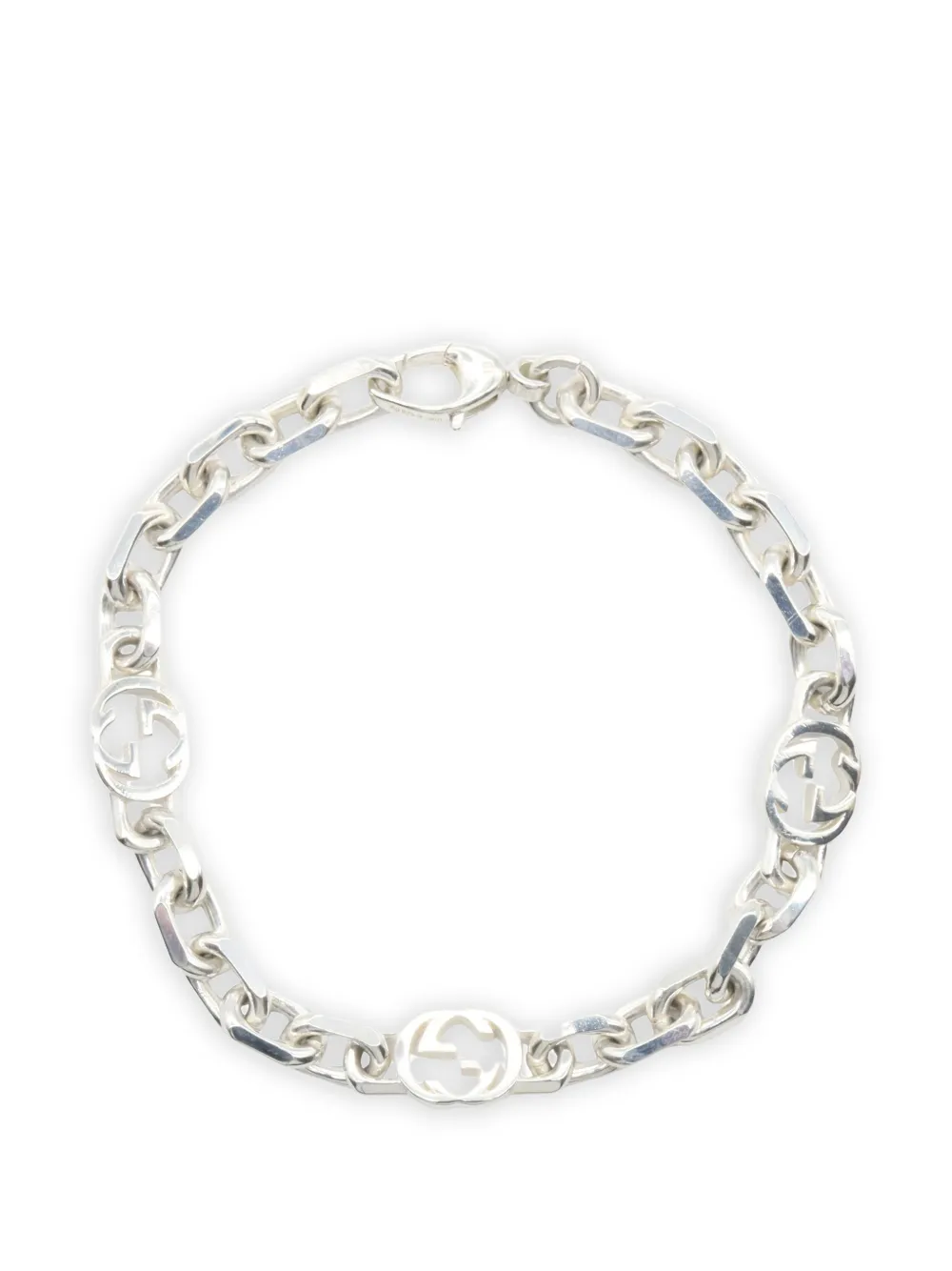 Gucci Pre-Owned 2010s chain bracelet - Argento