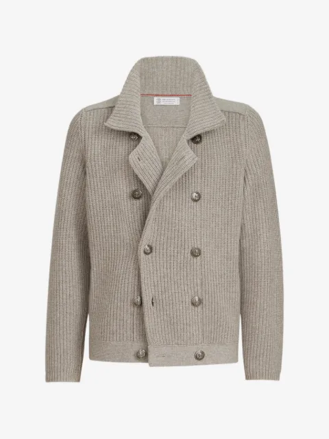 Brunello Cucinelli notch-lapel cardigan