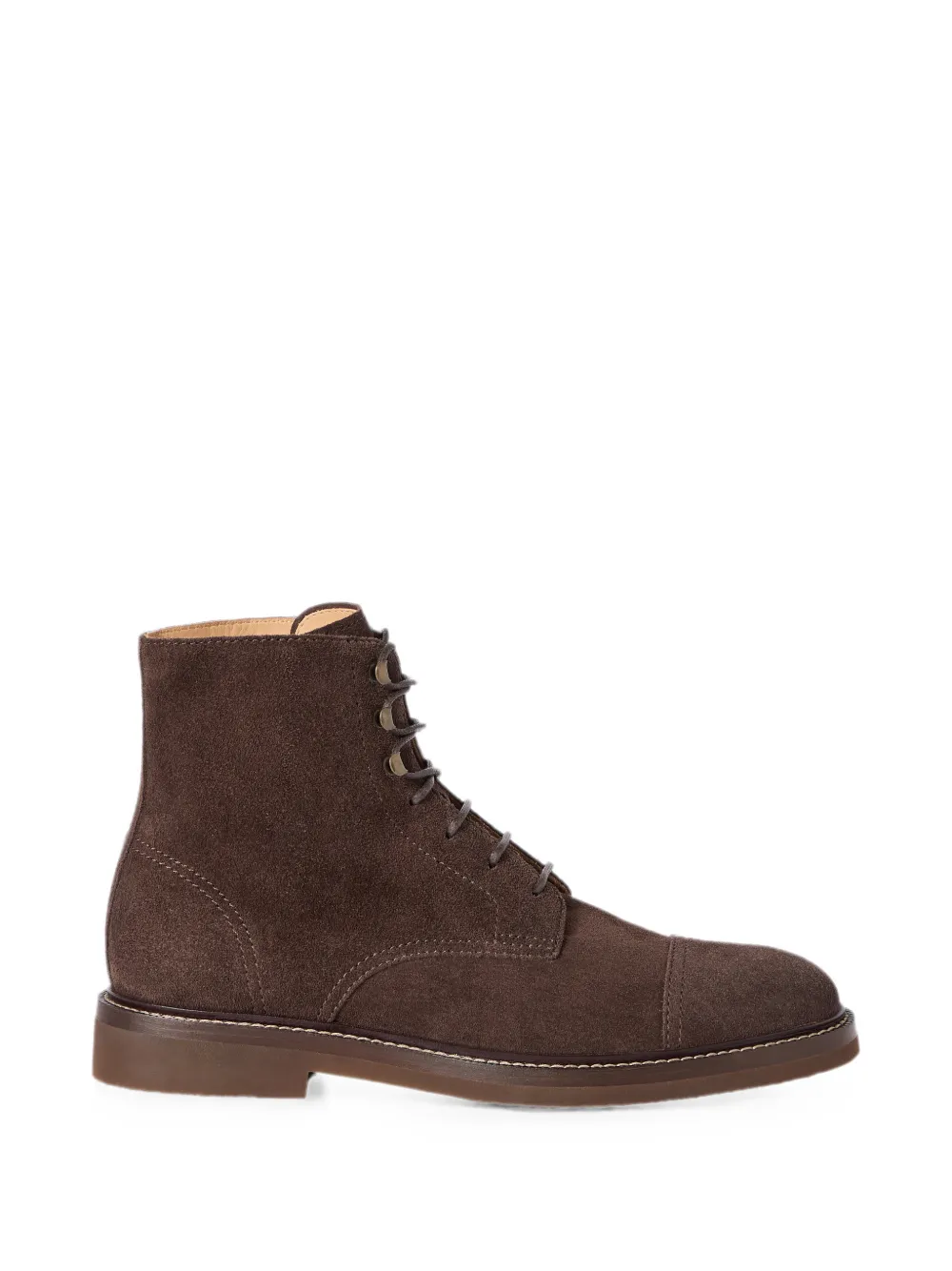 Brunello Cucinelli suede boots Bruin