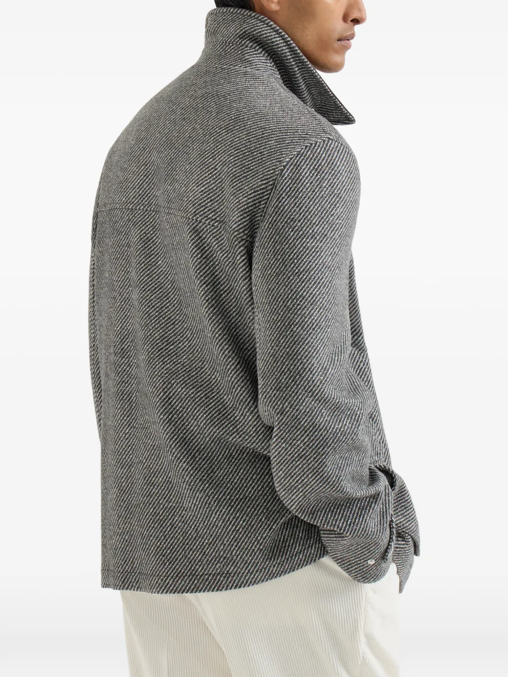 Brunello Cucinelli Diagonal Field jack Grijs