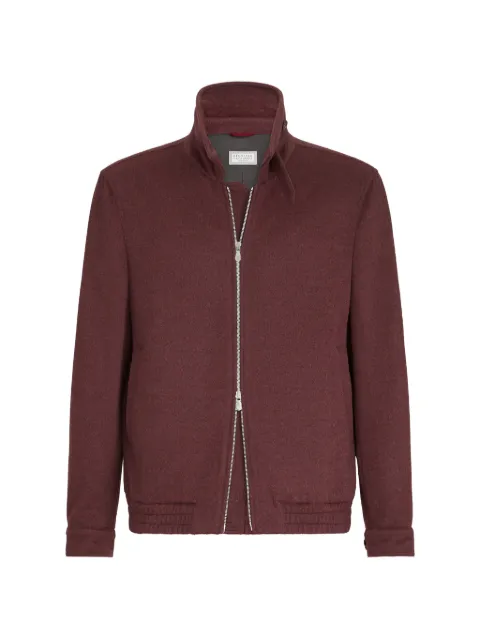 Brunello Cucinelli Giacca in lana con zip