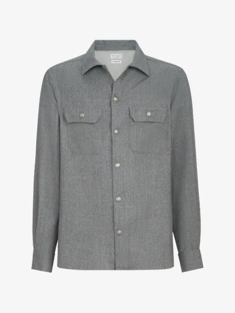 Brunello Cucinelli virgin wool shirt