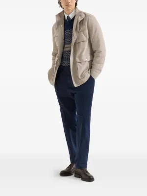 Brunello Cucinelli（ブルネロクチネリ）レザージャケット - FARFETCH