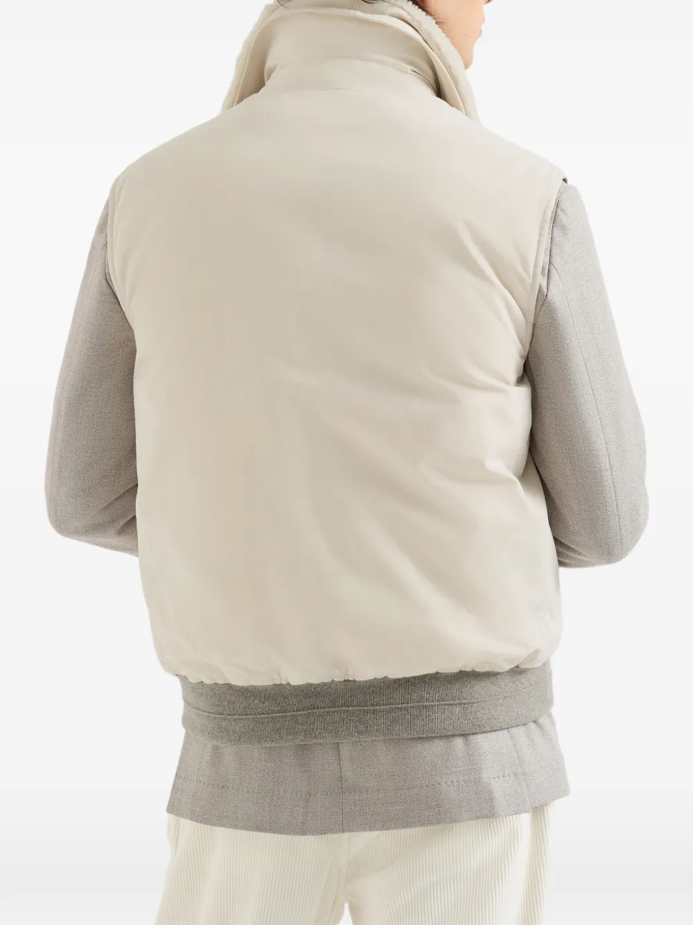 Brunello Cucinelli Donsbodywarmer Beige