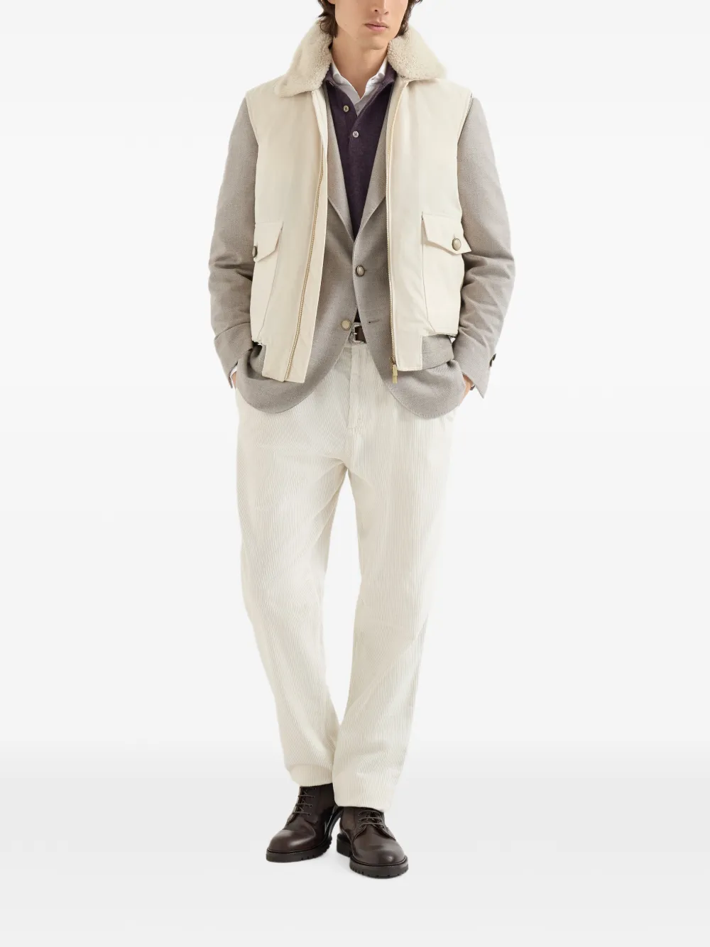Brunello Cucinelli Donsbodywarmer Beige