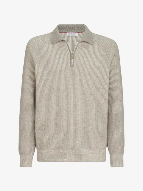 Brunello Cucinelli half-zip sweater