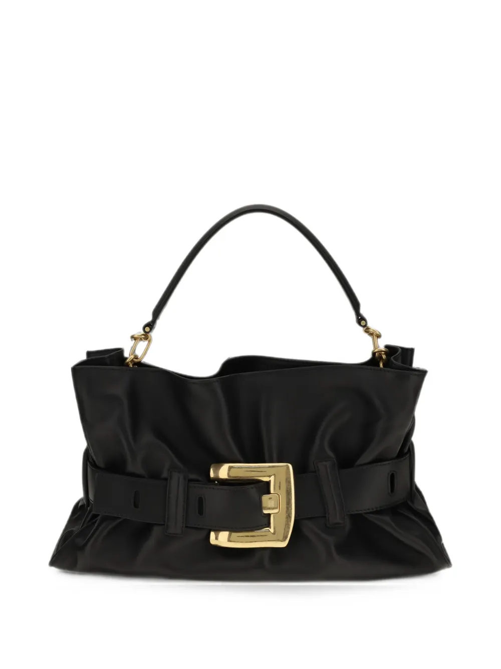 Balmain medium Anthem buckled shoulder bag - Nero