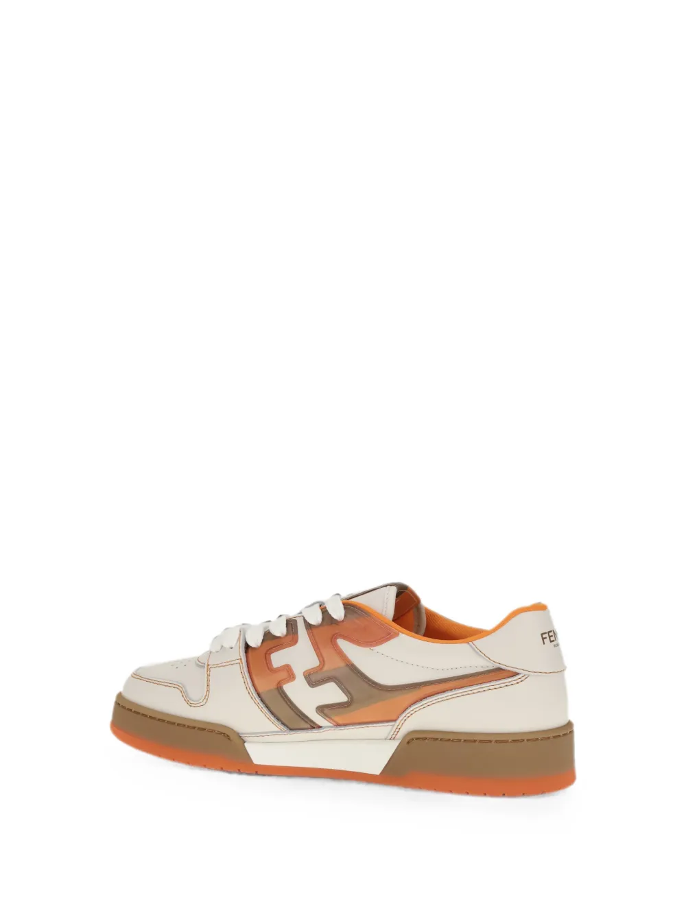 FENDI Match FF-motif sneakers Beige