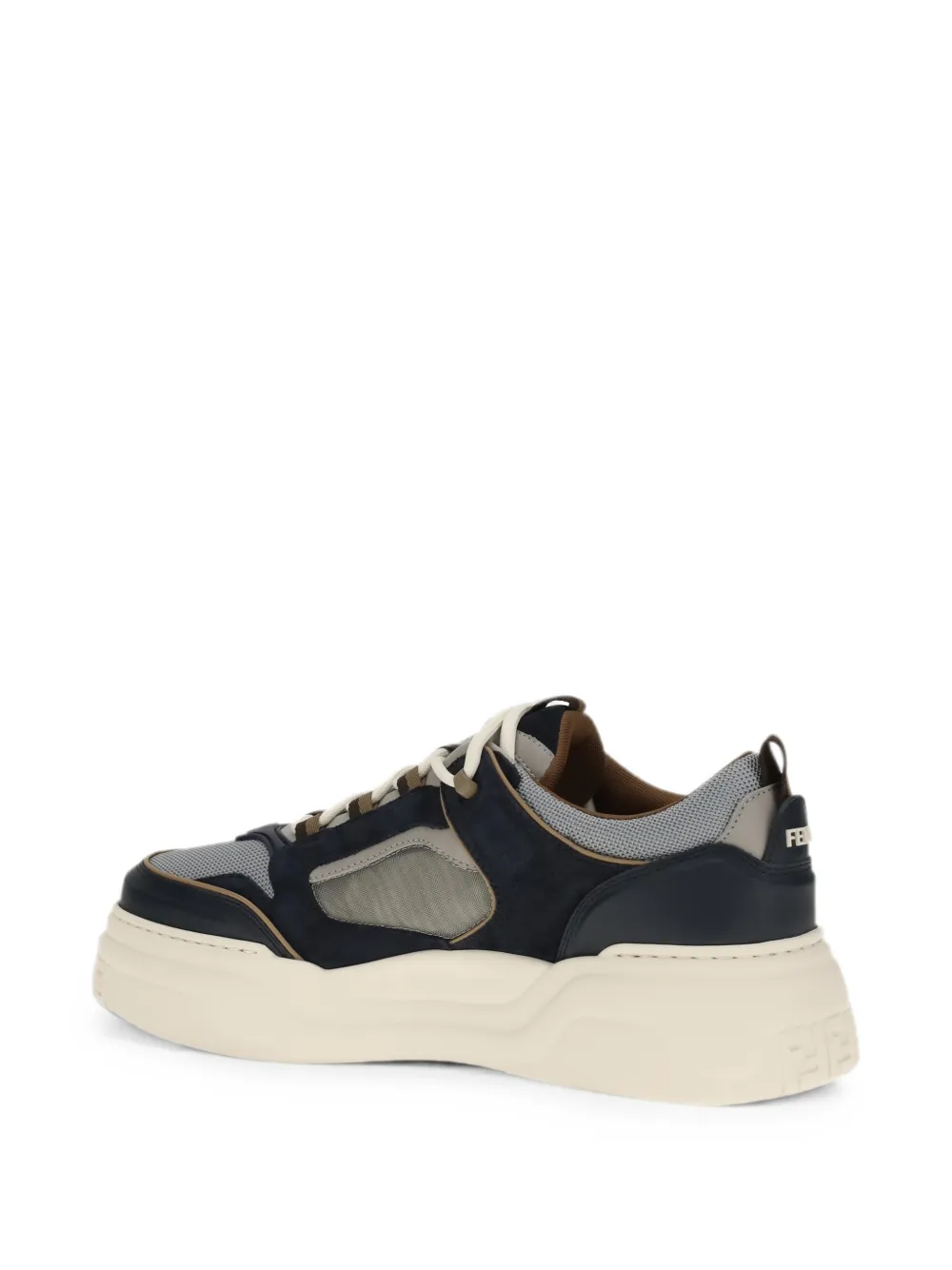 FENDI Force panelled sneakers Blauw