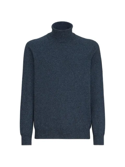 Brunello Cucinelli Mouliné cashmere turtleneck sweater