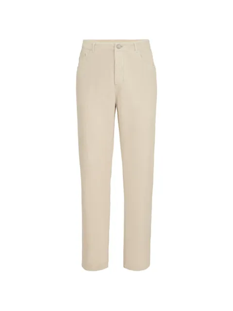 Brunello Cucinelli pantalones de pana ajustados con diseño de cinco bolsillos