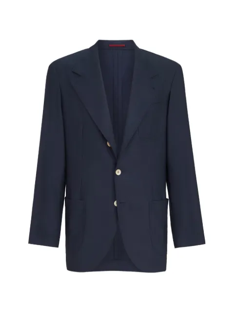 Brunello Cucinelli blazer Batavia de cachemira con bolsillos de parche