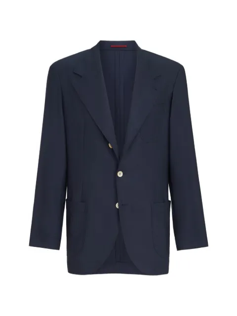 Brunello Cucinelli blazer Batavia de cachemira con bolsillos de parche