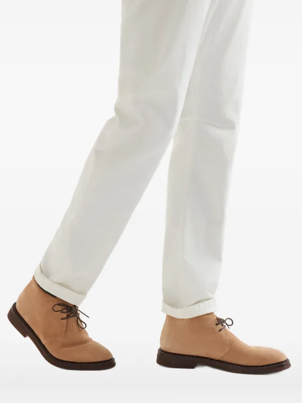 Brunello Cucinelli Suede Chukka Boots | Neutrals | FARFETCH display picture 1