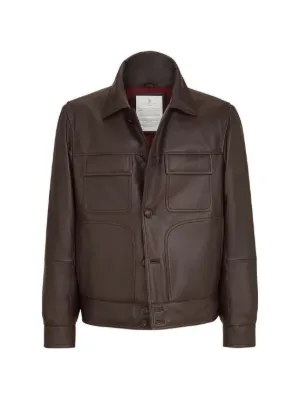 Brunello Cucinelli（ブルネロクチネリ）レザージャケット - FARFETCH