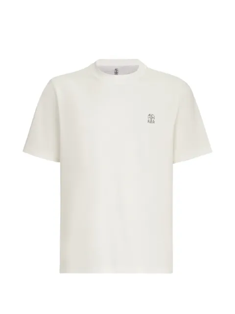 Brunello Cucinelli cotton-jersey crew-neck T-shirt with logo