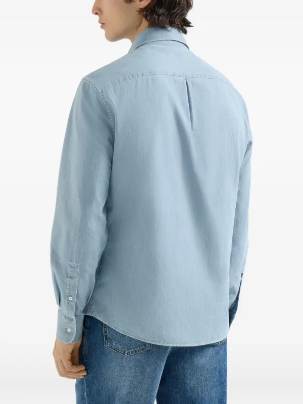 Brunello Cucinelli デニムシャツ | ブルー | FARFETCH JP