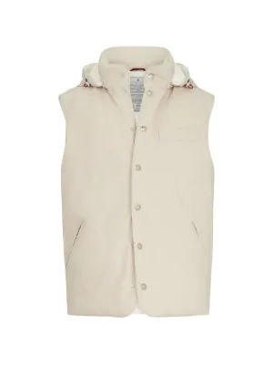 Brunello Cucinelli スエード ダウンベスト | ニュートラル | FARFETCH JP