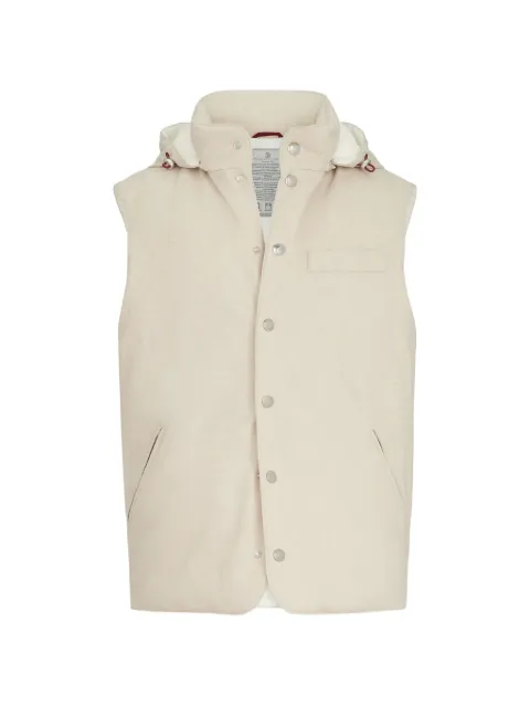 Brunello Cucinelli snap-button-fastening gilet