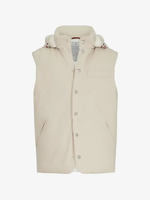 Brunello Cucinelli snap-button-fastening gilet