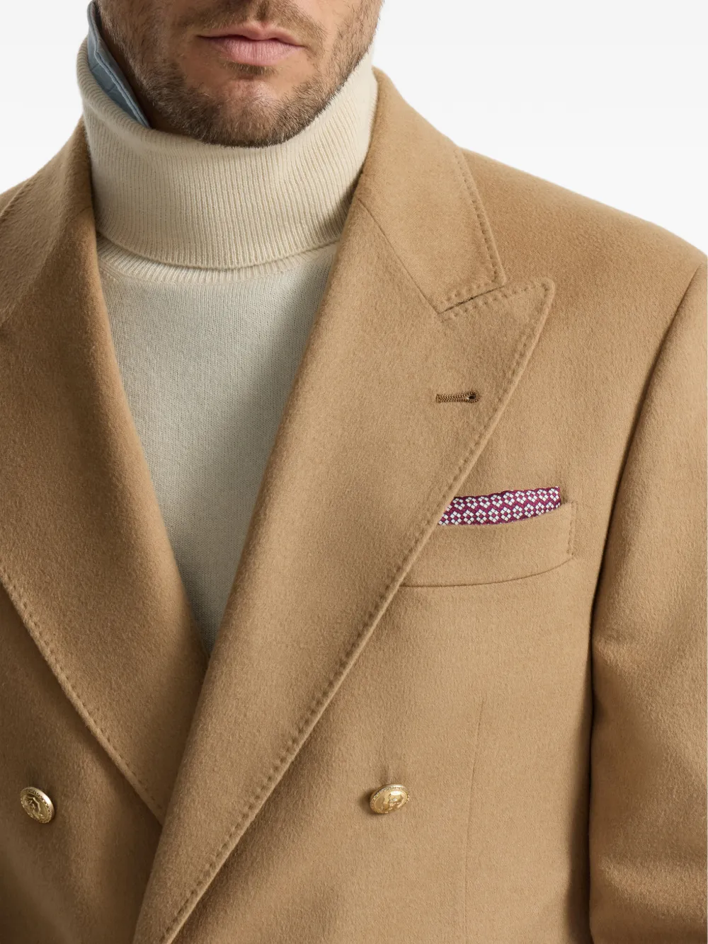 Brunello Cucinelli Pochet met print Rood