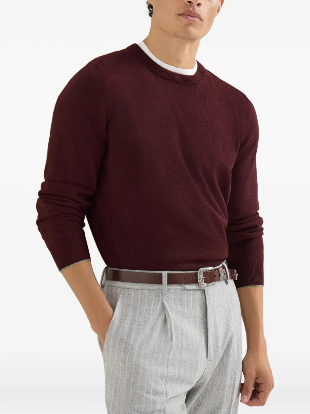 Brunello Cucinelli Kasjmier trui Rood