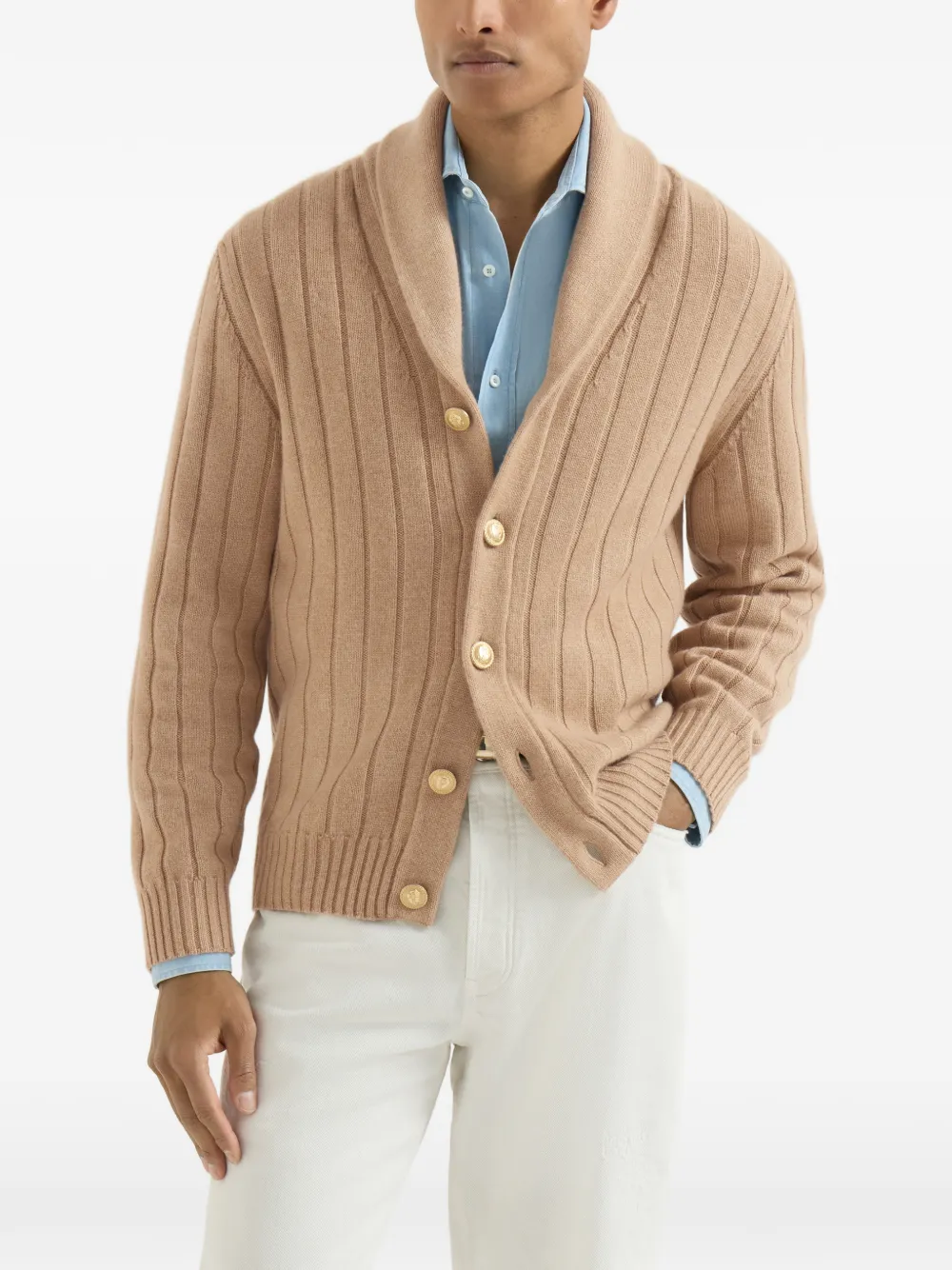 Brunello Cucinelli Kasjmier vest Beige