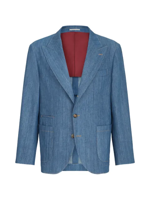 Brunello Cucinelli peak-lapel blazer