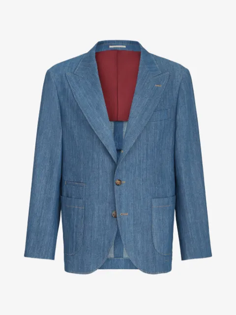 Brunello Cucinelli peak-lapel blazer