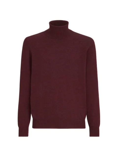 Brunello Cucinelli mouliné cashmere turtleneck sweater