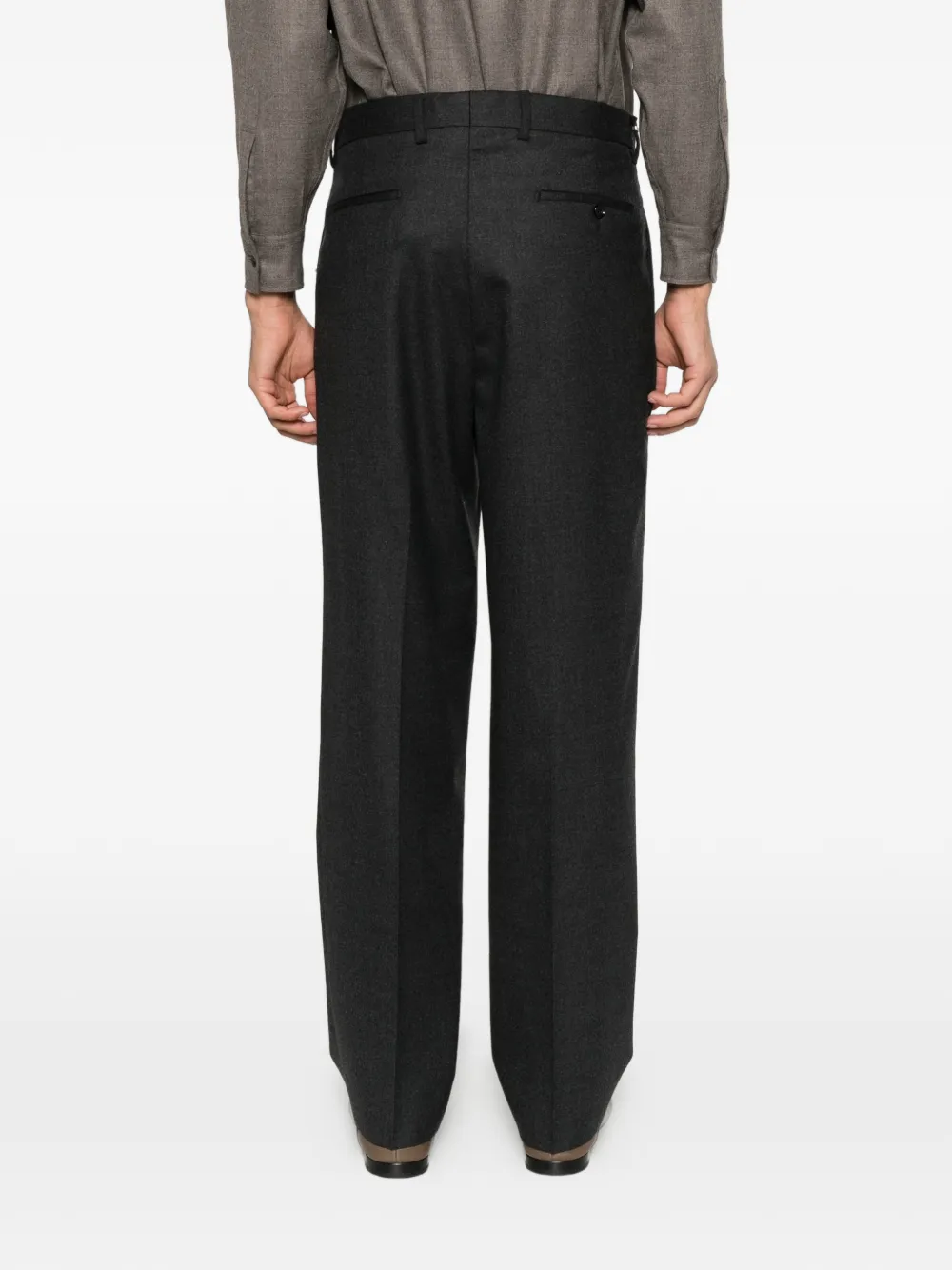 BE ABLE pleated trousers Grijs