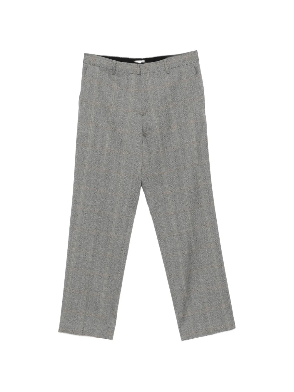 BE ABLE Prince of Wales check herringbone trousers Grijs