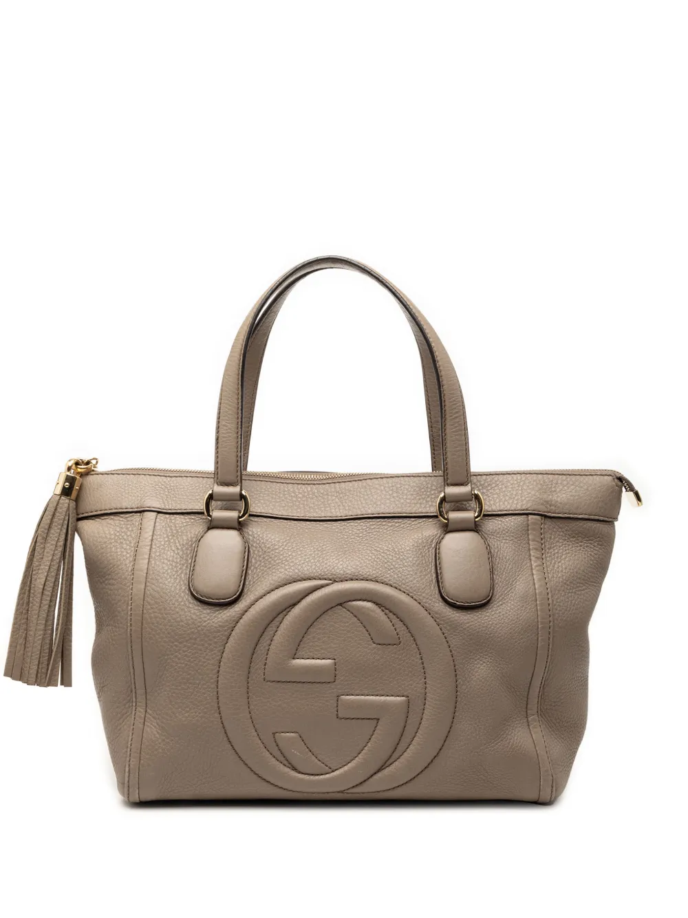 Gucci Pre-Owned 2000-2015 Small Leather Soho Working tote bag - Marrone