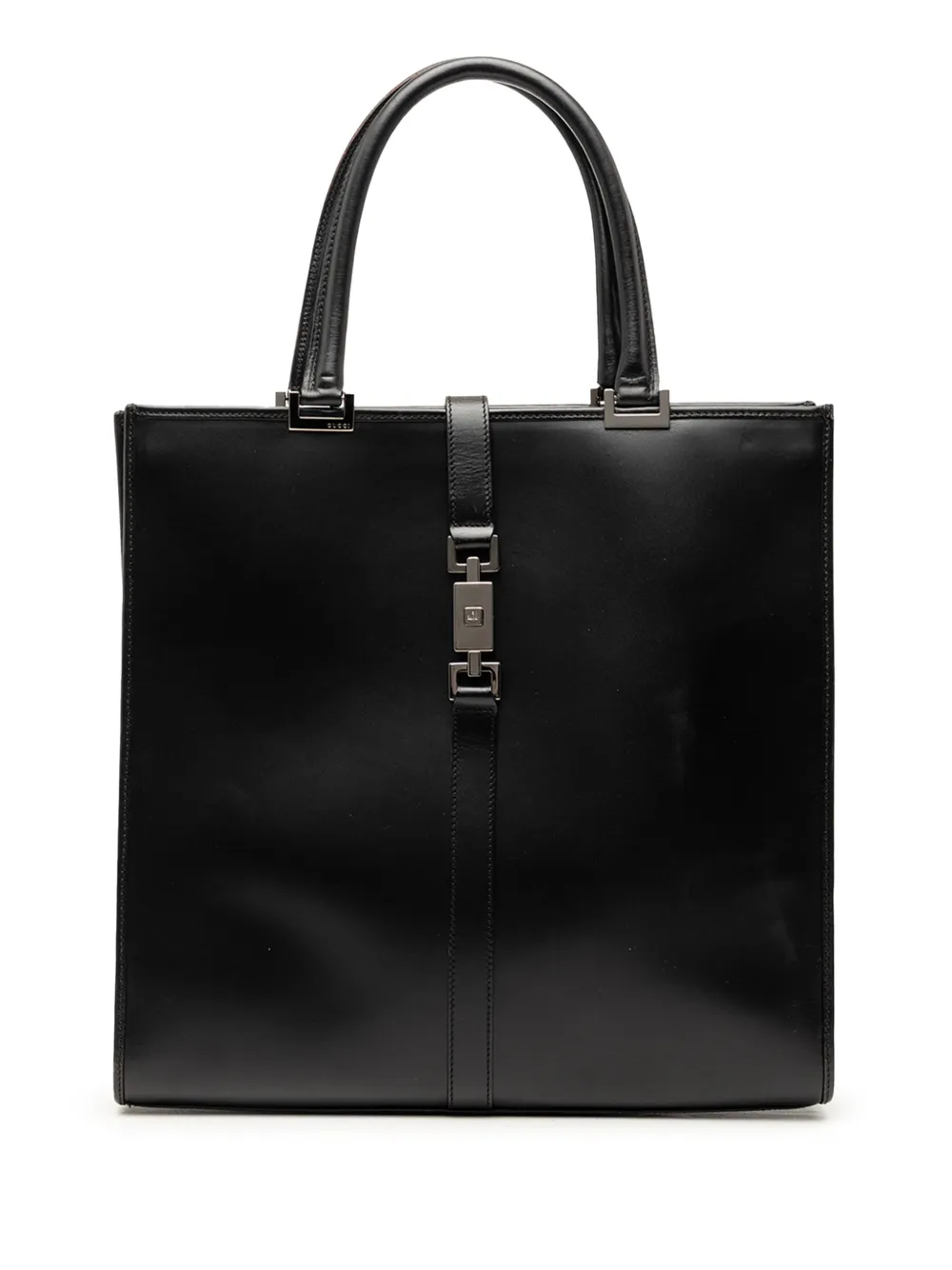 Gucci Pre-Owned 2000-2015 Leather Jackie tote bag - Nero