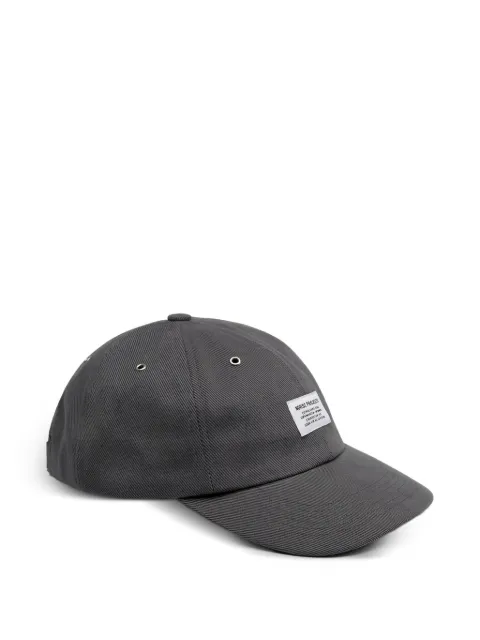 Norse Projects Bull logo-patch twill cap