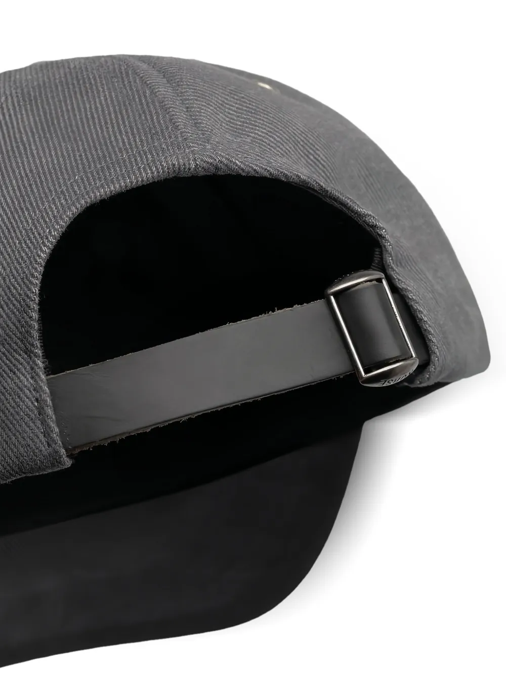 Norse Projects Bull twill pet met logopatch Grijs