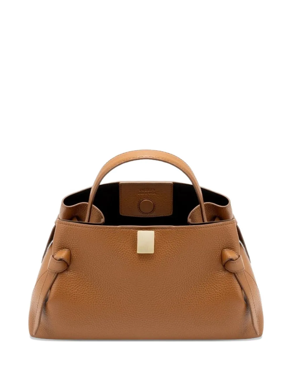 Yuzefi Kleine Gyoza geknoopte shopper Bruin