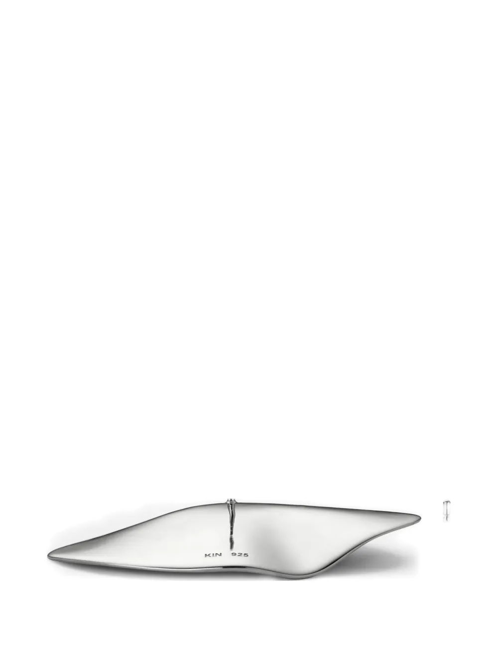 Kinraden Lumen sculptural large-pair earrings - Argento