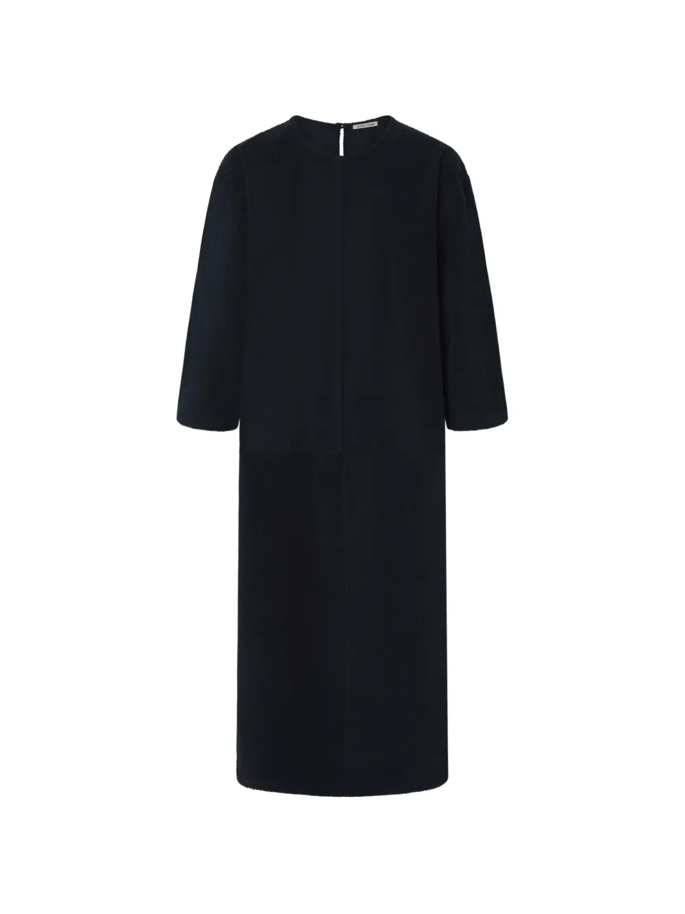 Black Crane Radiant corduroy maxi dress - Blu